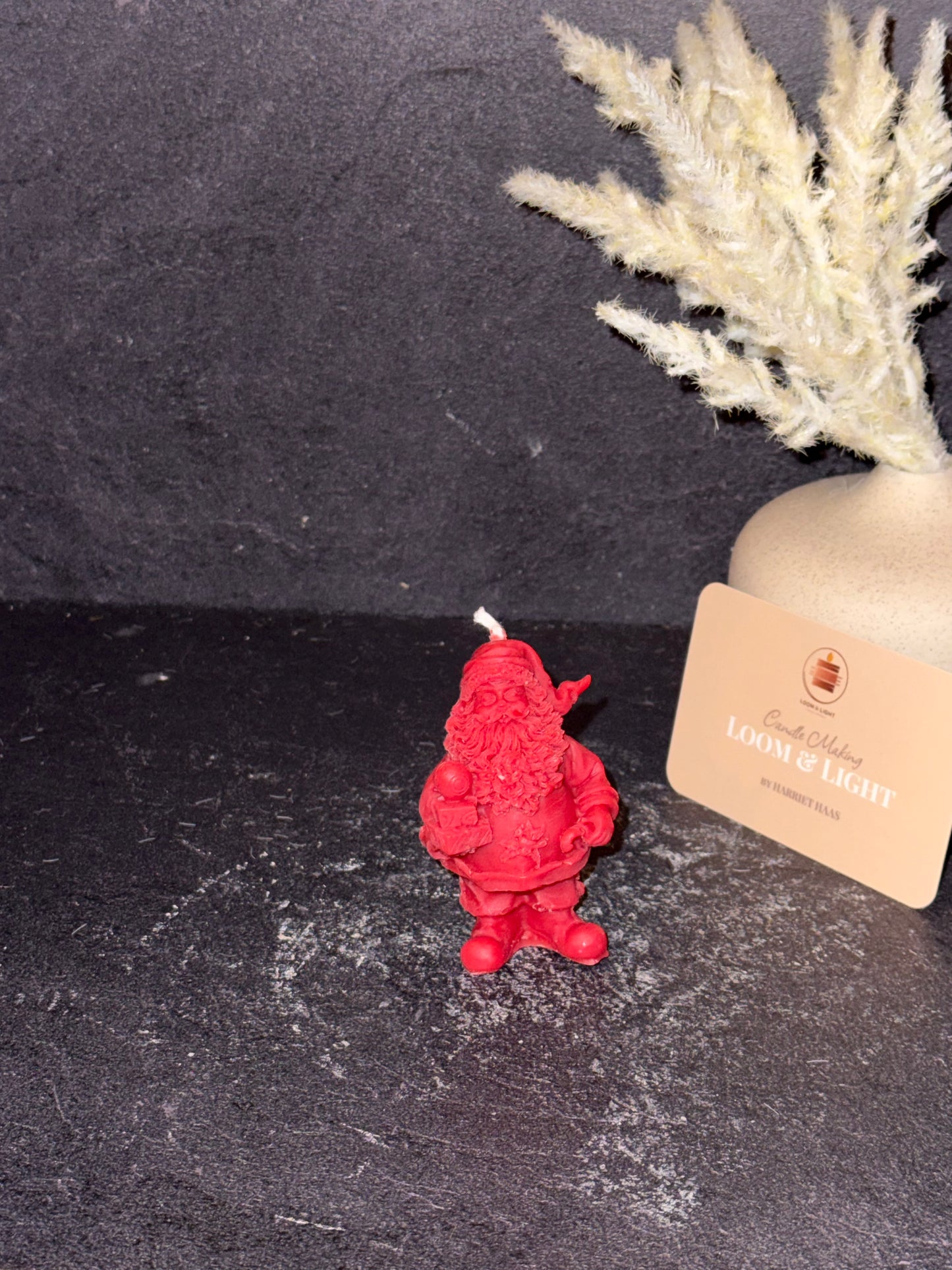 Weihnachtsmann-Kerze