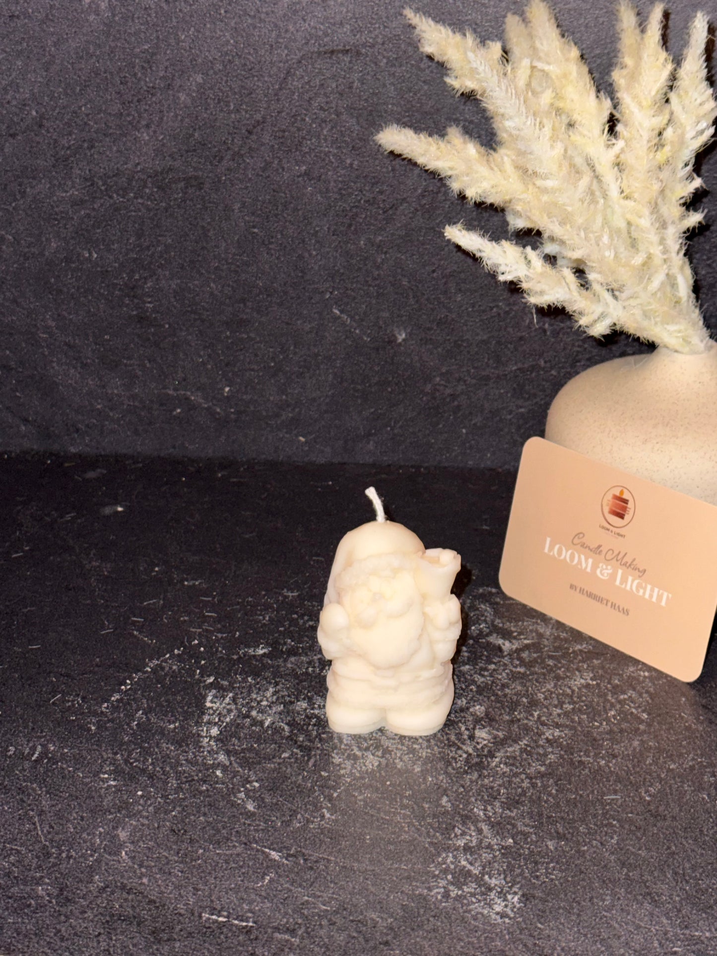 Mini Weihnachtsmann-Kerze