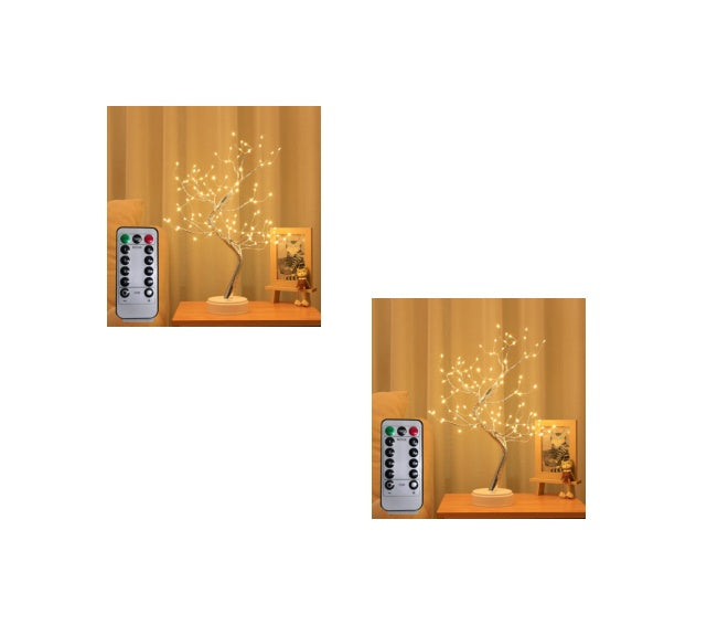 LED, Kupferdraht, Reisbaumlampe