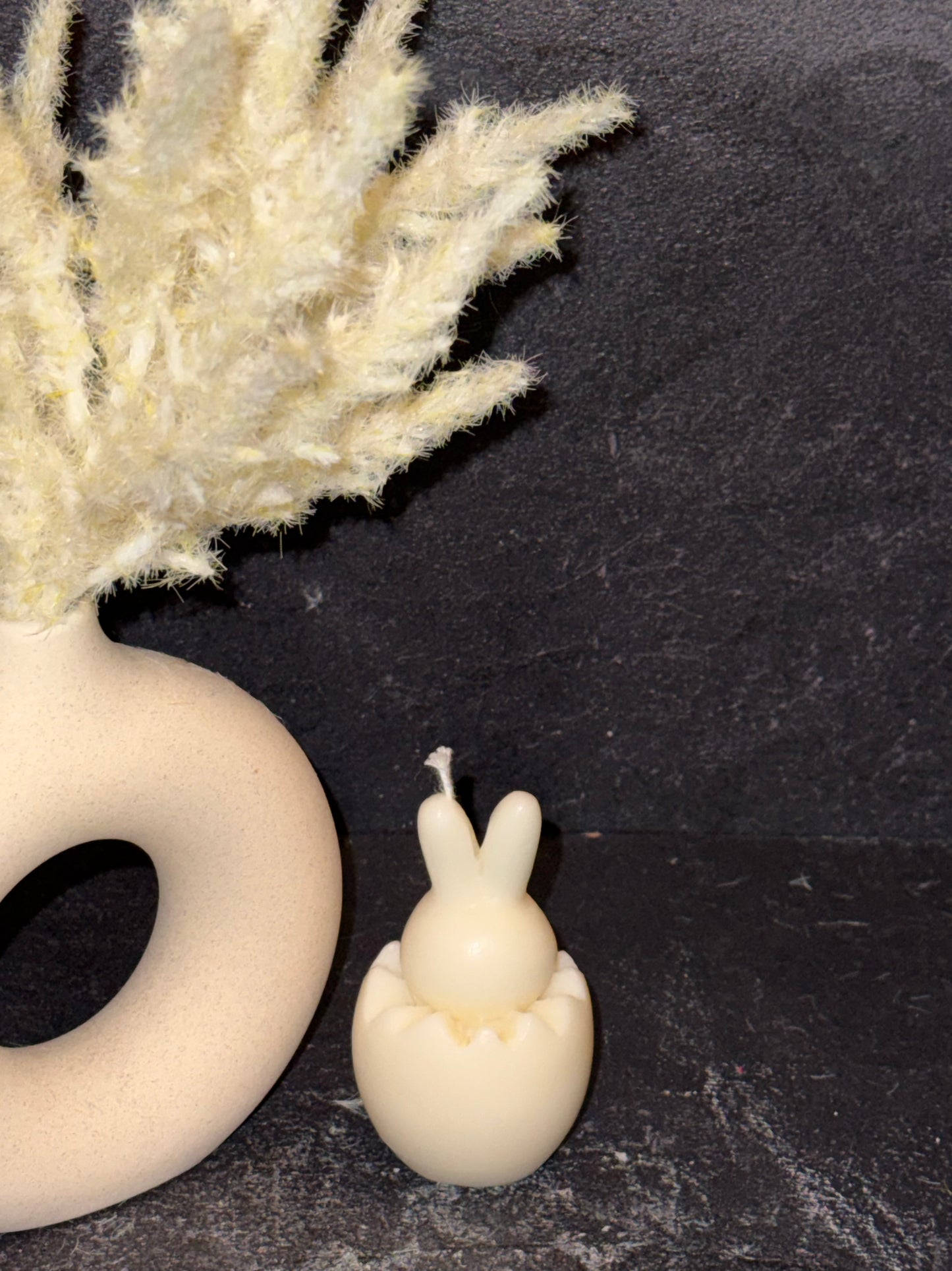 Osterzauber Ei & Schlüpfhase Kerze