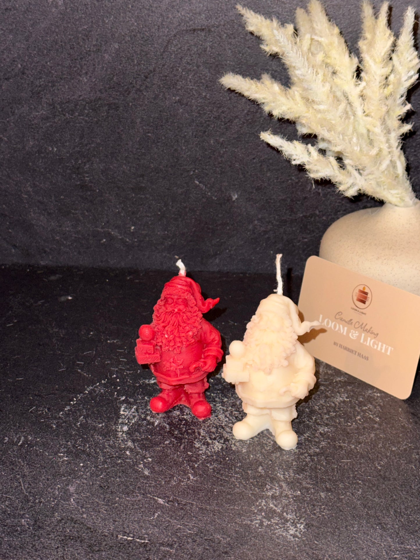 Weihnachtsmann-Kerze