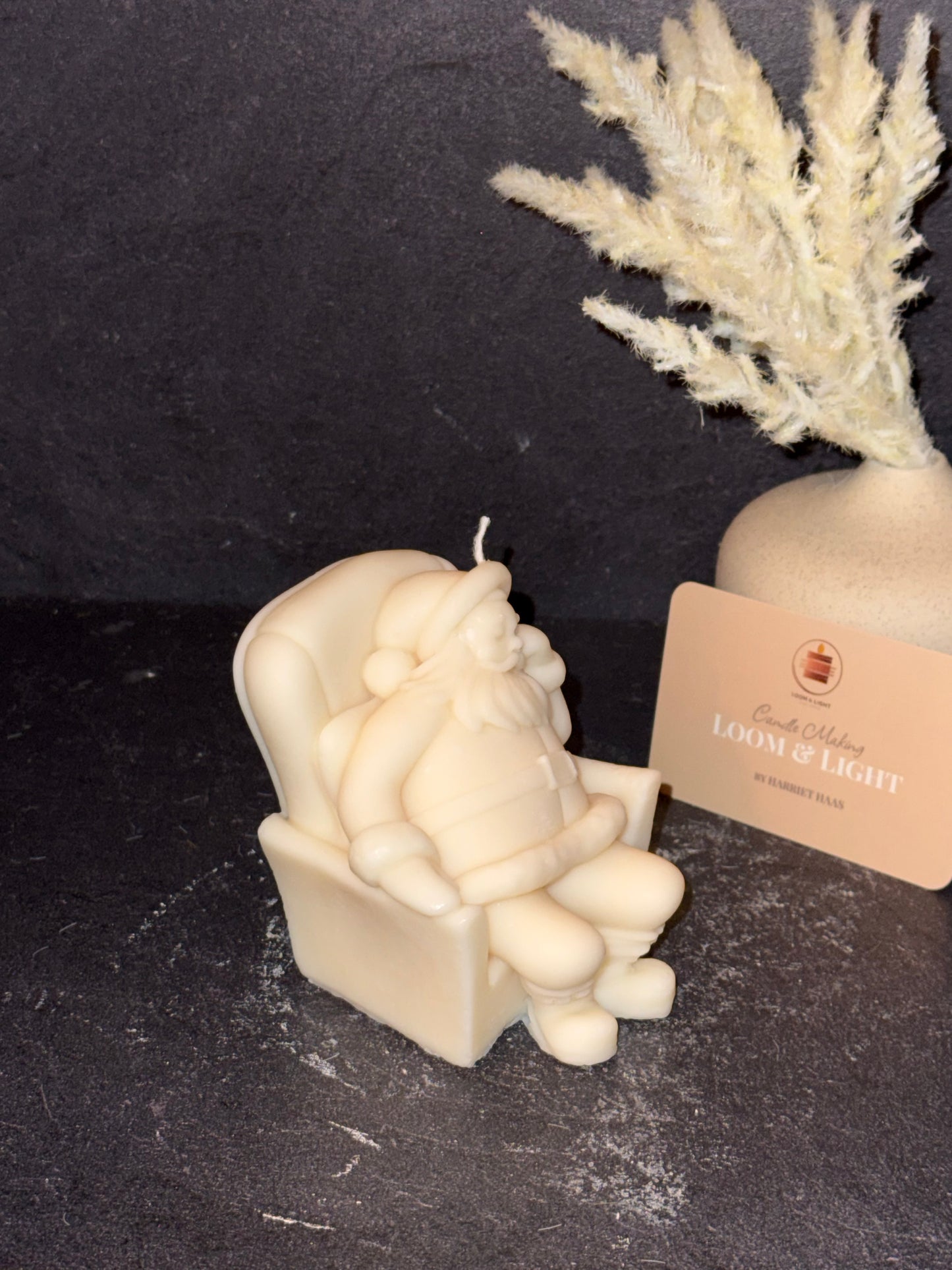 Weihnachtsmann-Kerze