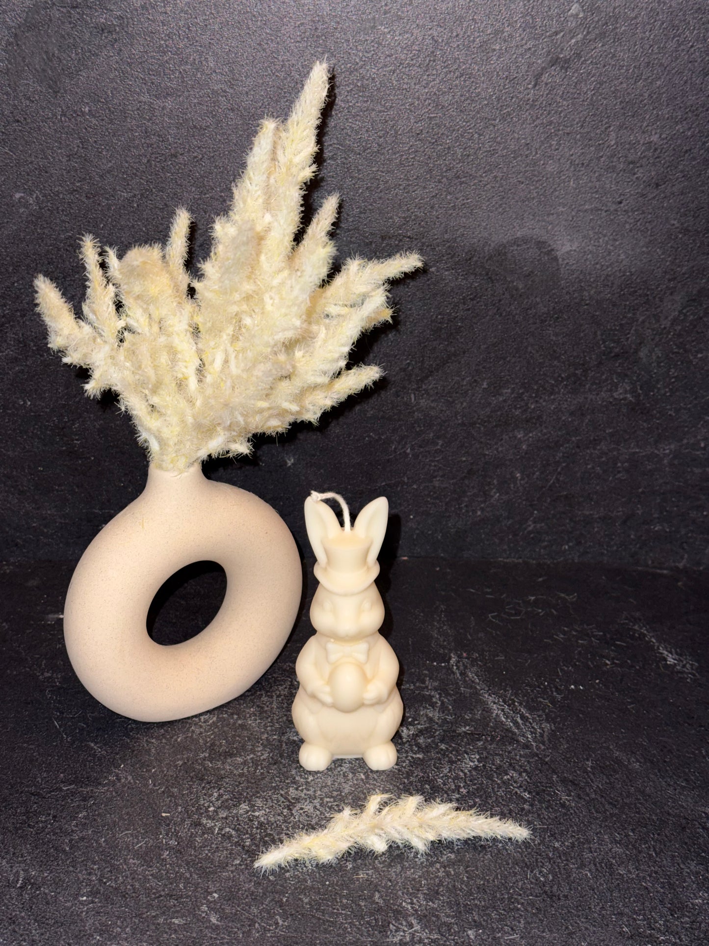 Osterhase Eleganza Kerze