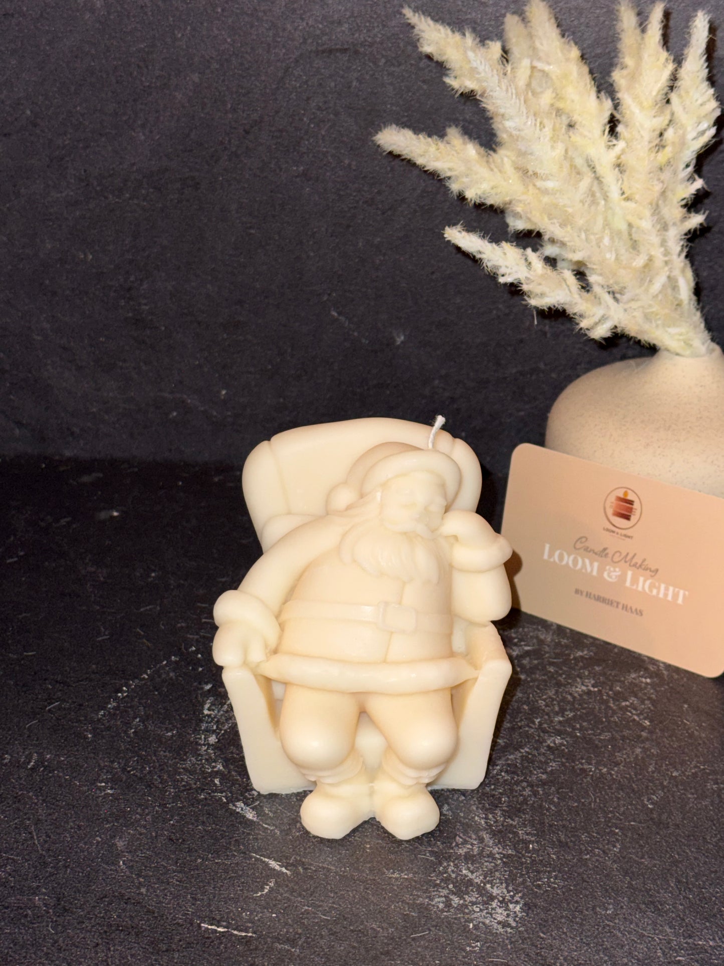 Weihnachtsmann-Kerze