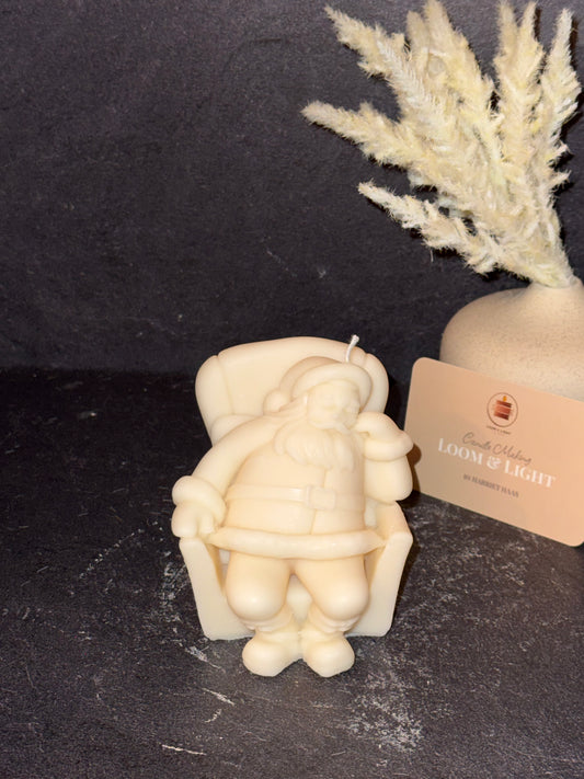 Weihnachtsmann-Kerze