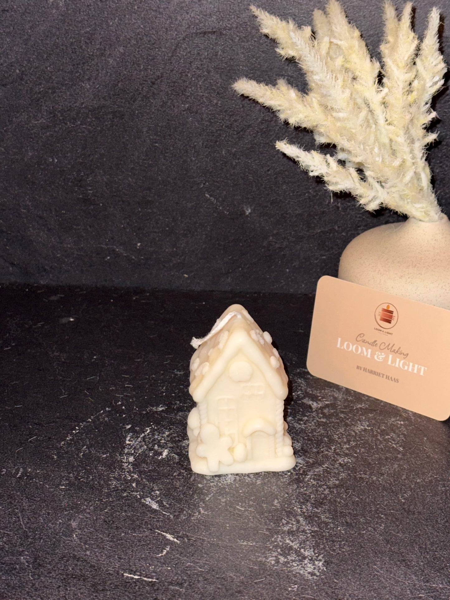 Weihnachtshaus-Kerzen