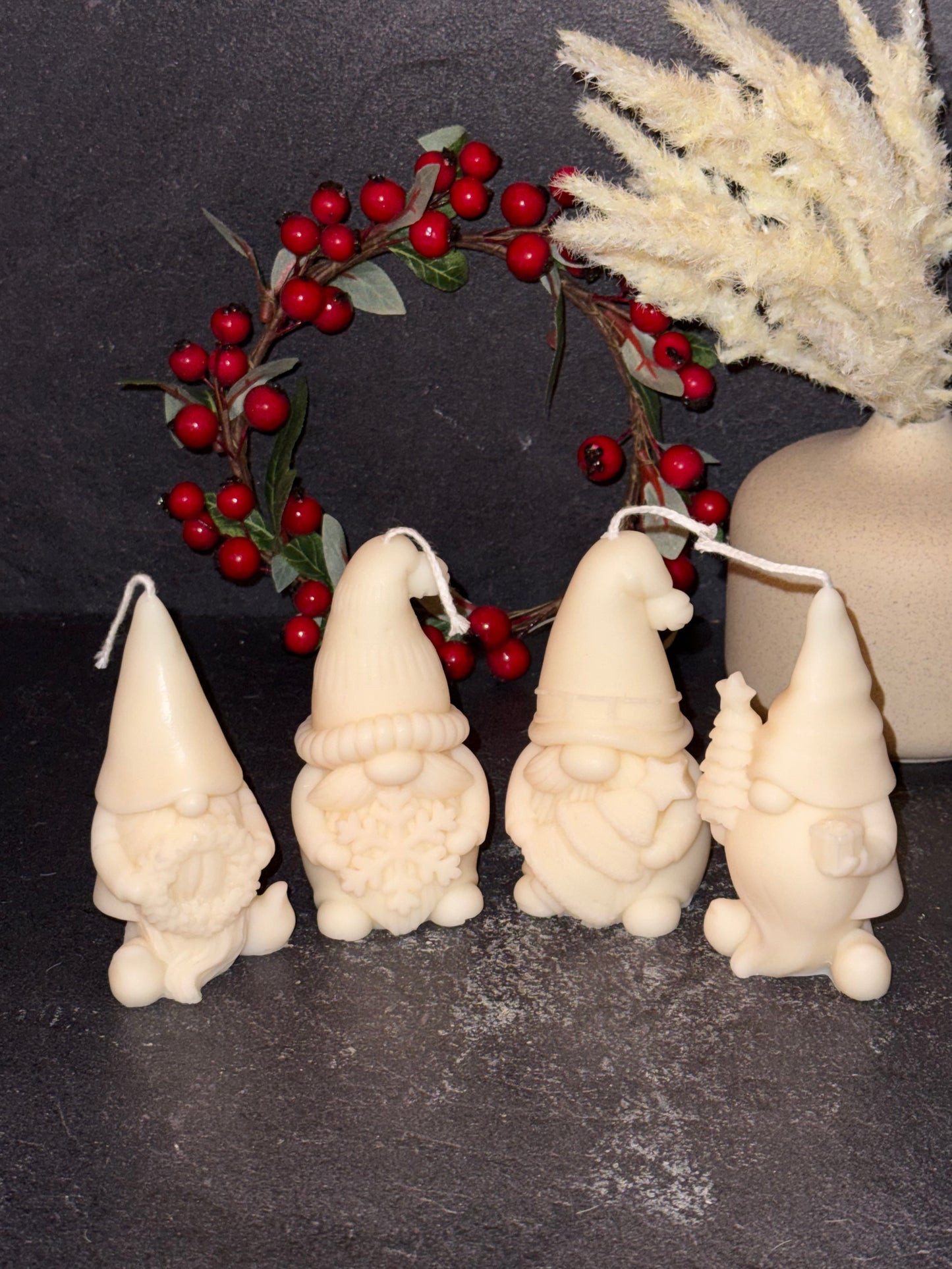 Weihnachtswichtel-Kerzen