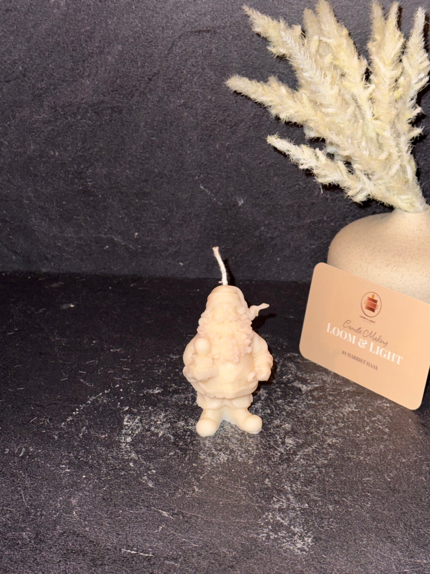 Weihnachtsmann-Kerze