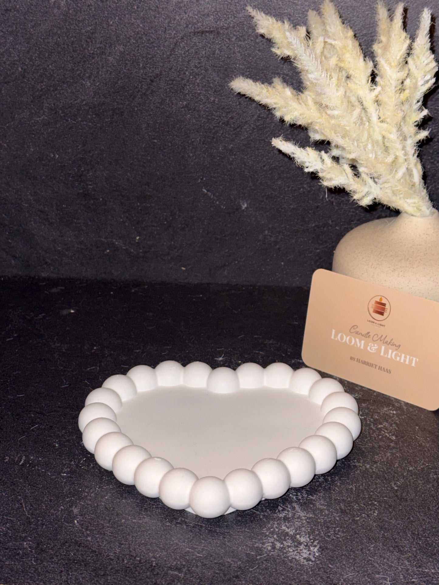 Herzförmiger Bubble-Untersetzer