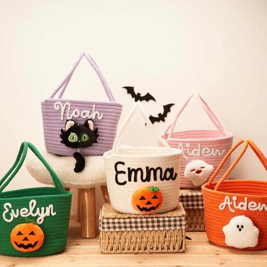 Personalisierte Halloween-Tasche mit Namen